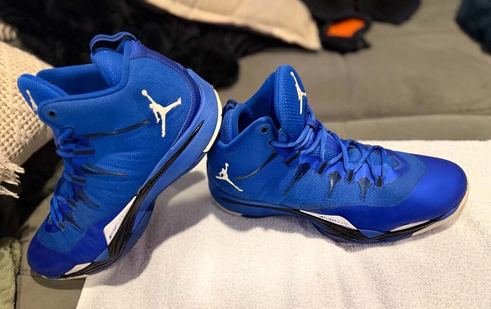 Air Jordan Super.Fly 2 Basketball Shoe Game Royal Blue Blake Griffin
